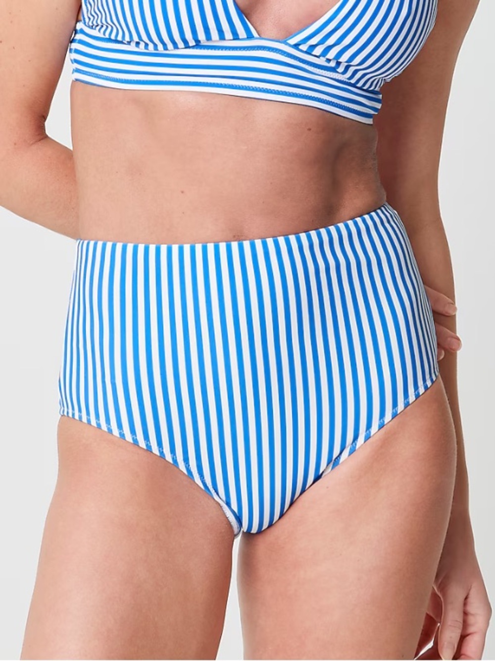 J crew Printed high-waisted bikini bottom